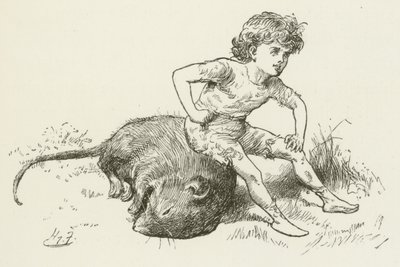 Illustration pour Sylvie et Bruno par Lewis Carroll - Harry Furniss