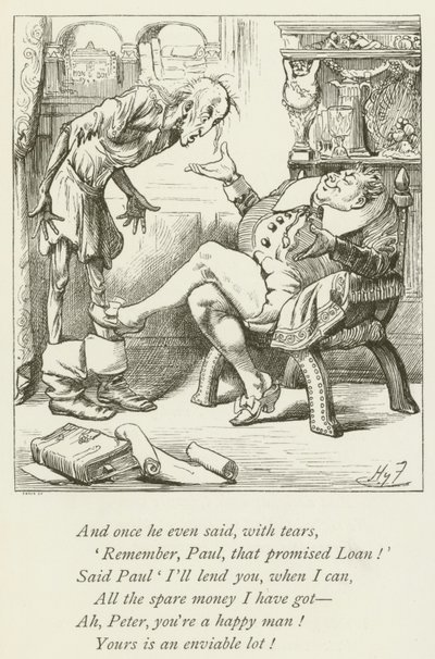 Illustration pour Sylvie et Bruno par Lewis Carroll - Harry Furniss