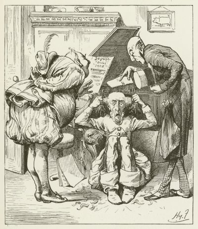 Illustration pour Sylvie et Bruno par Lewis Carroll - Harry Furniss