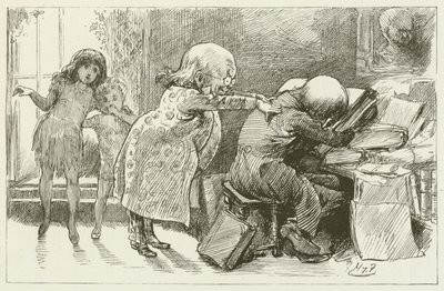 Illustration pour Sylvie et Bruno par Lewis Carroll - Harry Furniss