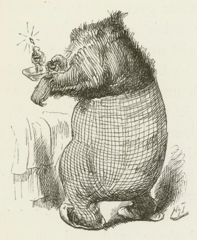 Illustration pour Sylvie et Bruno par Lewis Carroll - Harry Furniss