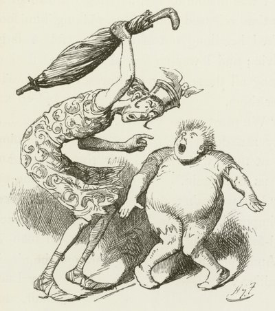 Illustration pour Sylvie et Bruno par Lewis Carroll - Harry Furniss