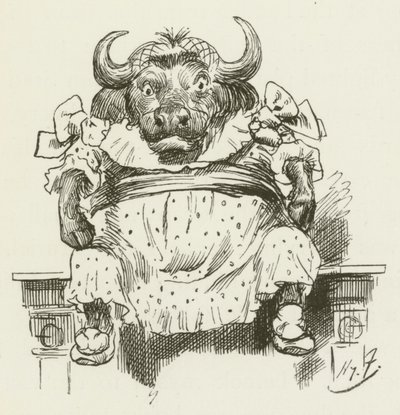 Illustration pour Sylvie et Bruno par Lewis Carroll - Harry Furniss