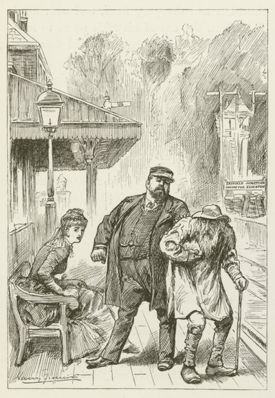 Illustration pour Sylvie et Bruno par Lewis Carroll - Harry Furniss