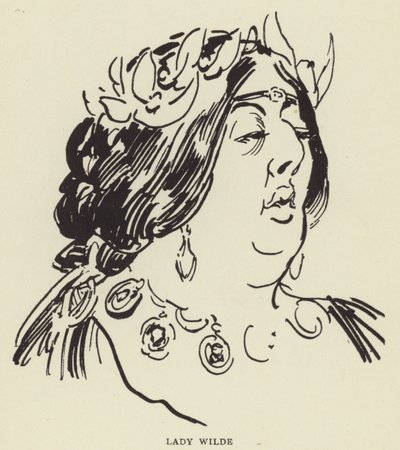 Lady Wilde - Harry Furniss
