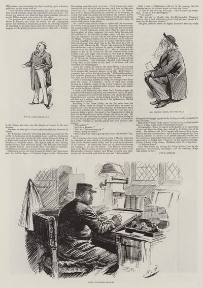 La vie au Parlement, des étrangers dans la Chambre - Harry Furniss