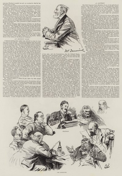 La Vie au Parlement, Étrangers dans la Chambre - Harry Furniss