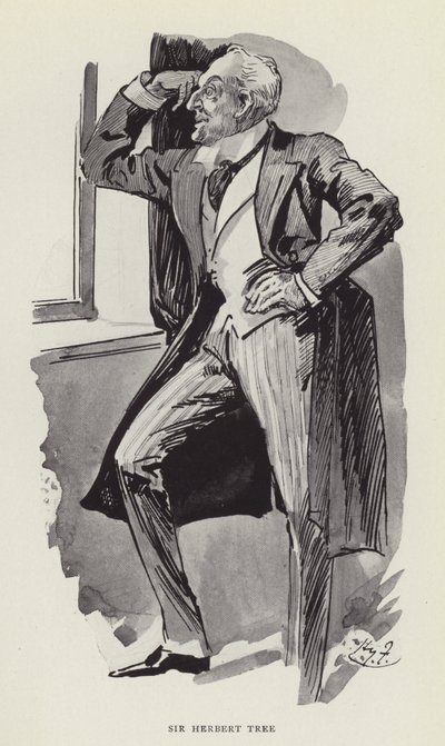 Sir Herbert Tree - Harry Furniss