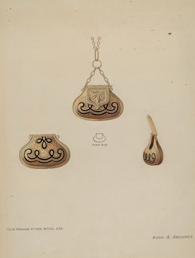 Médaillon pour parfum - Harry G. Aberdeen