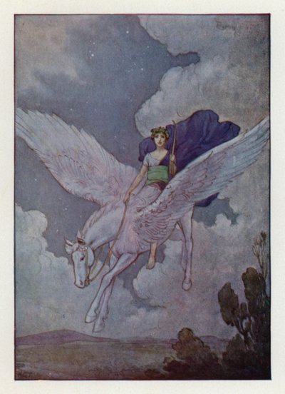 Bellérophon et son cheval aux ailes d