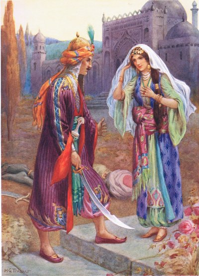 Codadad Slays the Negro Giant, illustration tirée de "Children