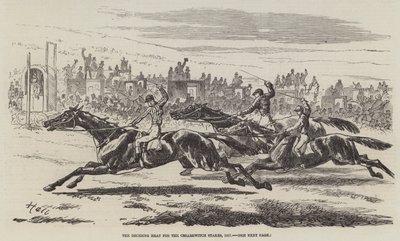 La course décisive pour les Cesarewitch Stakes, 1857 - Harry Hall