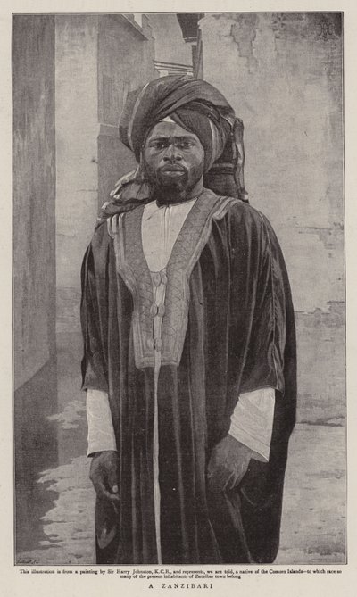 Un Zanzibari - Harry Hamilton Johnston