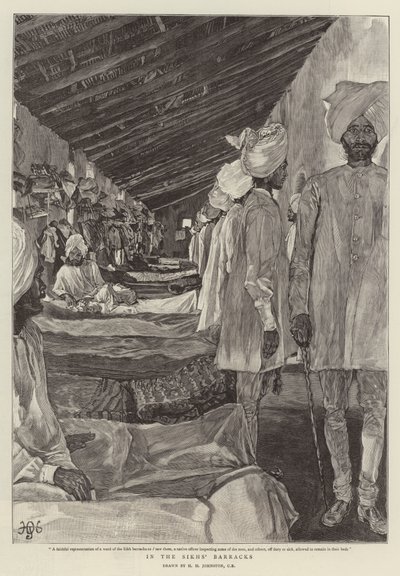Dans les casernes des Sikhs - Harry Hamilton Johnston