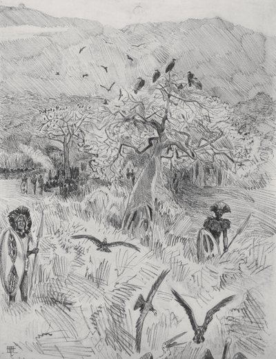 Camp Masai, c.1884 - Harry Hamilton Johnston