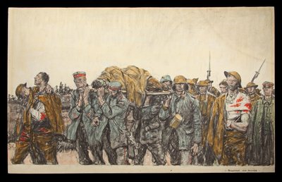 Prisonniers et blessés - Harvey T. Dunn