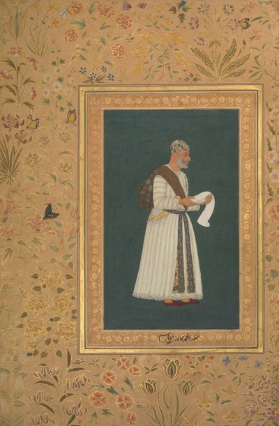 Portrait de Mulla Muhammad Khan Vali de Bijapur, Folio de l
