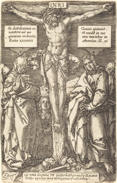 Christ en croix - Heinrich Aldegrever