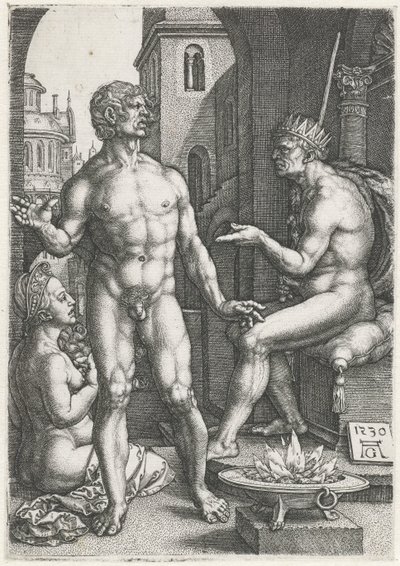 Mucius Scaevola - Heinrich Aldegrever