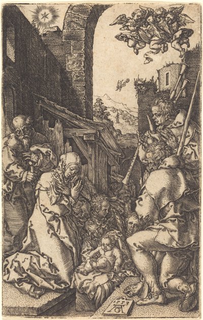 La Nativité, 1553 - Heinrich Aldegrever