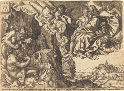 Le Riche en enfer - Heinrich Aldegrever