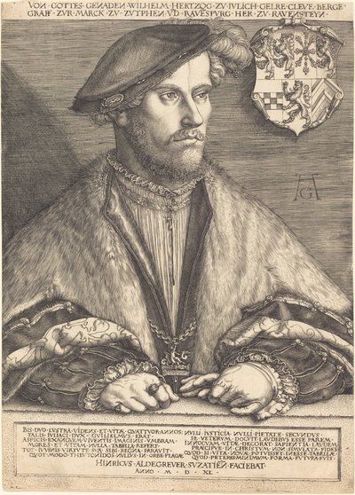 Wilhelm V, Duc de Juliers, Clèves et Berg - Heinrich Aldegrever