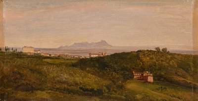 Heinrich Bürkel - Vue sur le Monte Circeo. Vers 1853 - Heinrich Burkel