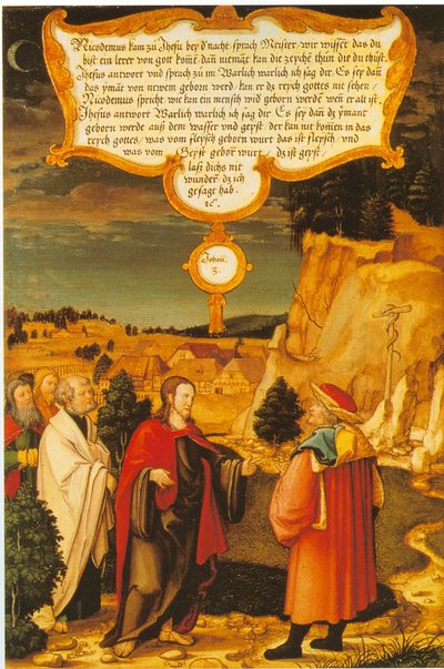 185 Württemberg et Mömpelgard Autel de Mömpelgard Le Christ et Nicodème - Heinrich Füllmaurer