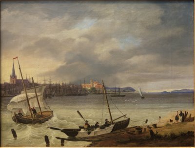 Kiel et le fjord de Kiel - Heinrich Hintze