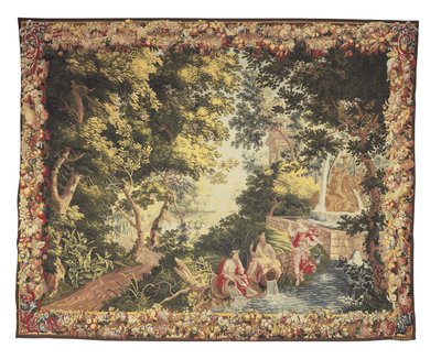 Une tapisserie mythologique bruxelloise de la série de Diane et Callisto, vers 1680-1710 - Heinrich II Reydams