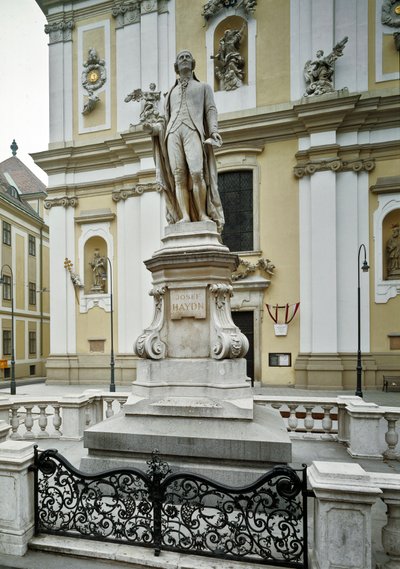 Monument en hommage au compositeur autrichien Franz Joseph Haydn (1732-1809) réalisé par Heinrich Nitter (1844-1892) 1887. Vienne, Autriche - Heinrich Natter