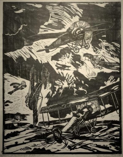 Bataille aérienne - Heinrich Steinhagen