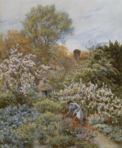 Un Jardin au Printemps - Helen Allingham