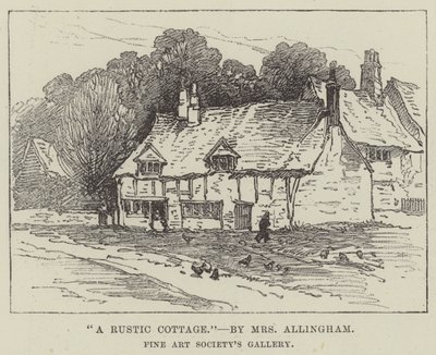 Un cottage rustique - Helen Allingham