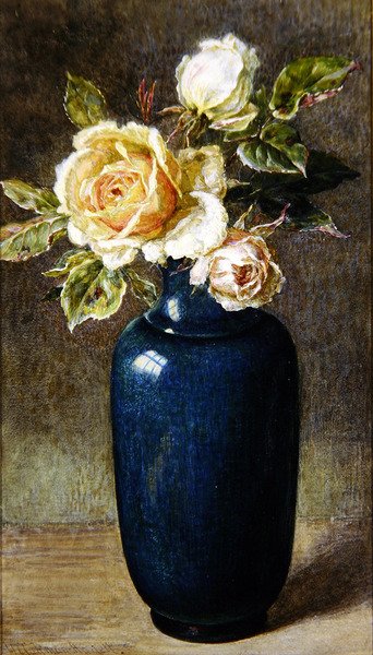 Vase de roses - Helen Cordelia Coleman Angell