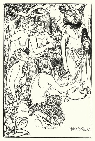 Una est sauvée par les Satyres - Helen S. Kuck