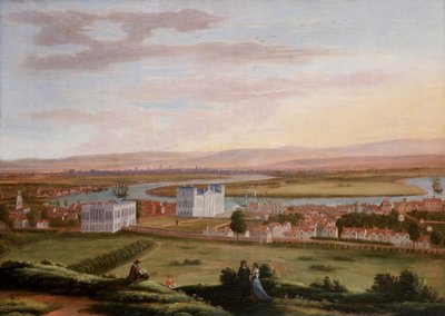 Vue de Greenwich et de la Queen