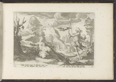 Apollon tue Coronis - Hendrick Goltzius (workshop of)