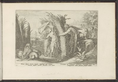 Pan et Syrinx - Hendrick Goltzius (workshop of)