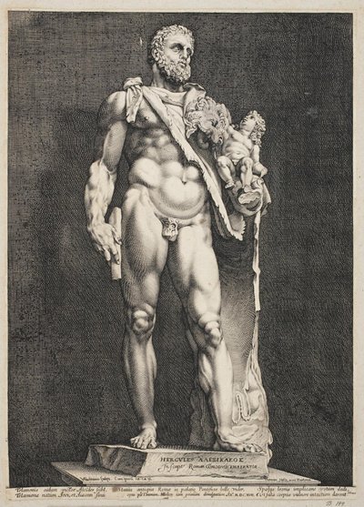 Hercule et Téléphos - Hendrick Goltzius