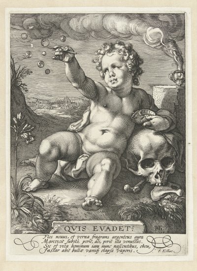 Homo bulla - Hendrick Goltzius