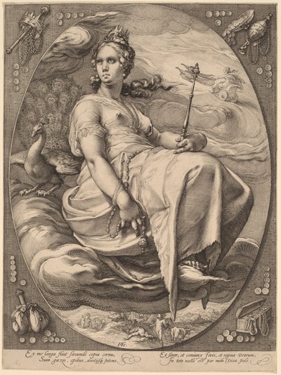 Junon - Hendrick Goltzius