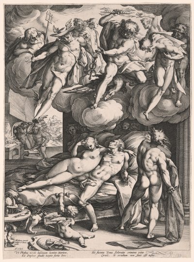 Mars et Vénus surpris par Vulcain - Hendrick Goltzius
