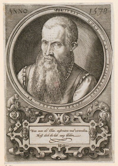 Portrait de Jan Goltz II [Jan Gols; Johan Gols] - Hendrick Goltzius