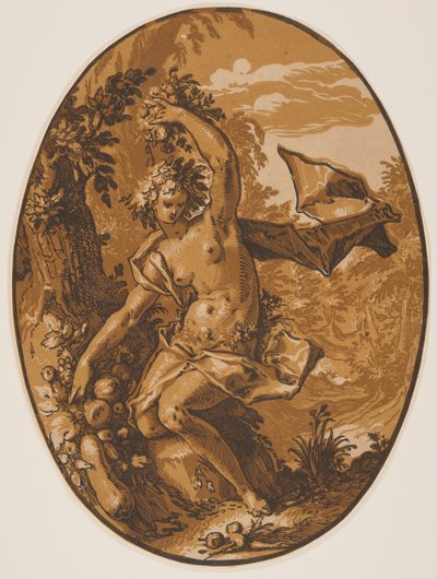 Proserpine, extrait de Les divinités - Hendrick Goltzius