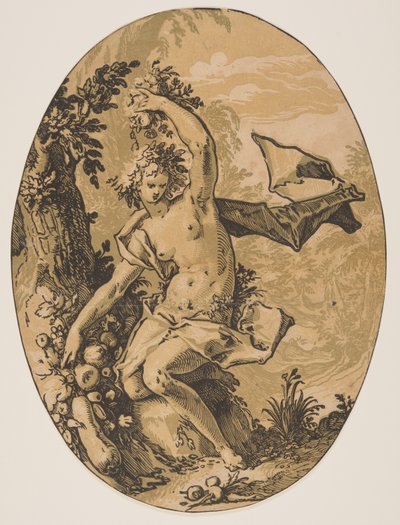 Proserpine, extrait de Les divinités - Hendrick Goltzius