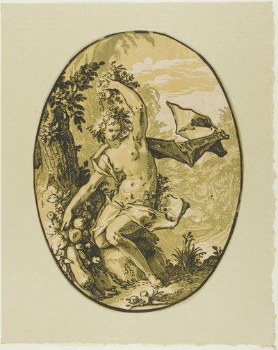 Proserpine, planche cinq de Demogorgon et les divinités - Hendrick Goltzius