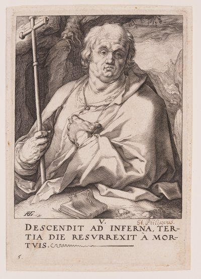 Saint Philippe, du Christ, des Apôtres et de Saint Paul avec le Credo - Hendrick Goltzius
