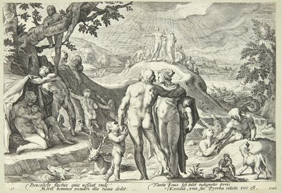 Le Déluge - Hendrick Goltzius