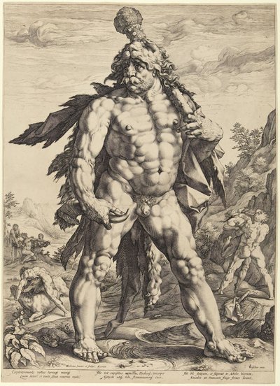 Le grand Hercule, ou « Knollenman » - Hendrick Goltzius